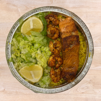 Seafood Platter (Shrimp & Salmon)