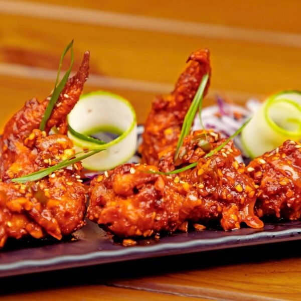 3 Wings & 5 pcs Shrimp