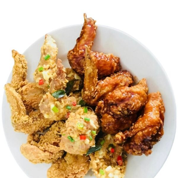 5 Wings, 2 pcs Fish & 5 pcs Shrimp
