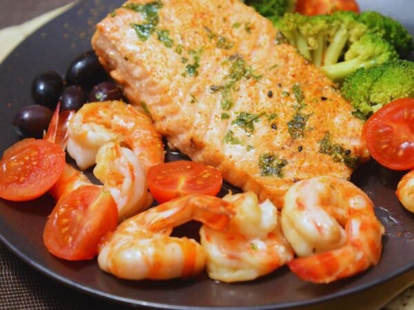 Seafood Platter (Shrimp & Salmon)